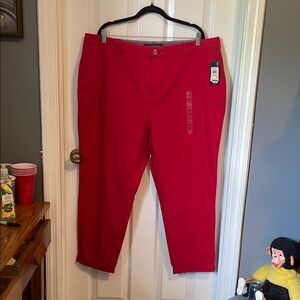 Tommy Hilfiger Red Chino Pants